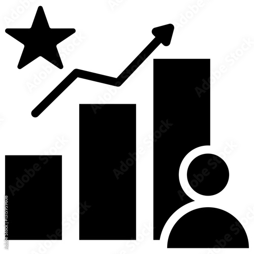 Self Improvement Glyph Icon