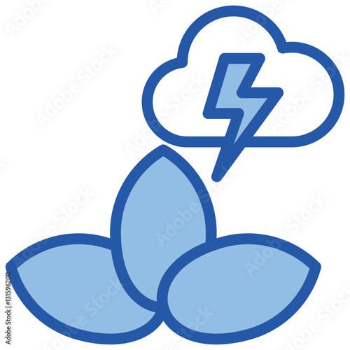 Stress Tolerance Blue White Icon