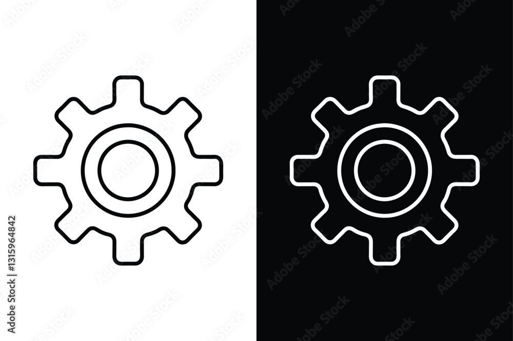 Settings Line Icon Perfect for UI, Apps & Web Design Settings Line Icon Perfect for UI, Apps & Web Design