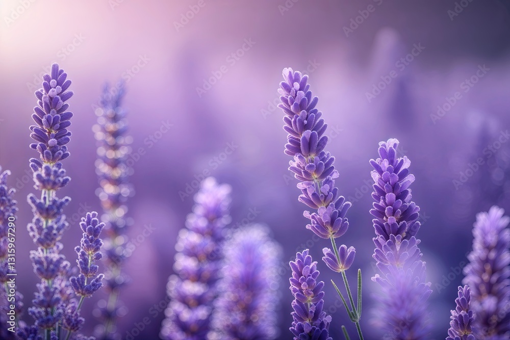 Obraz premium Lavender Gradient Soft Focus Texture for Modern Stylish Design