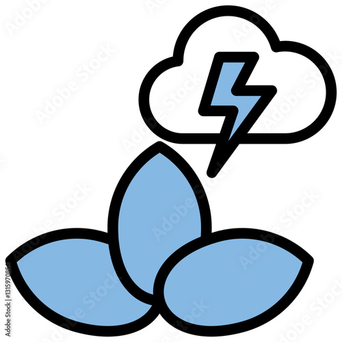 Stress Tolerance Blue Black Icon