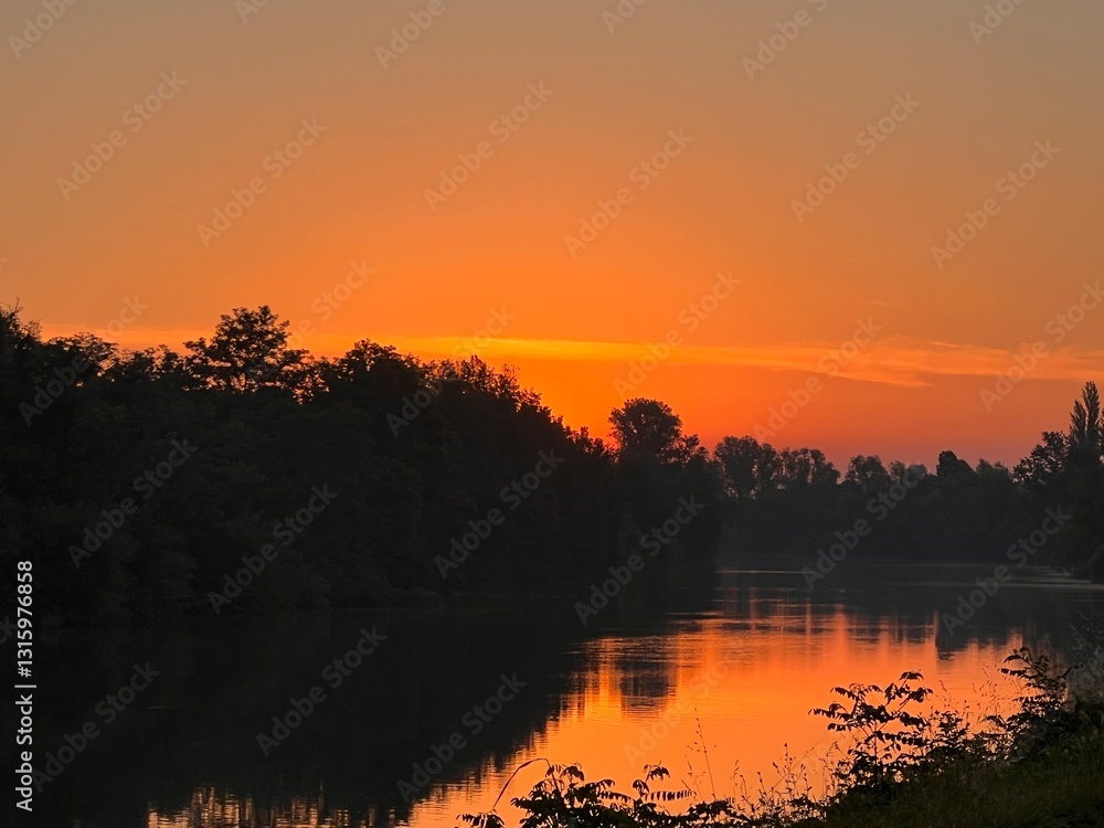 Tramonto paesaggio Tramonto paesaggio