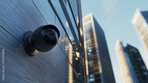Modern security camera monitoring area pictures
