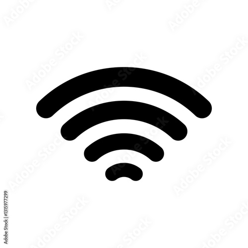 Wi Fi sign, pay wave, wireless, Contactless signal, NFC payment line icon, Illustration vector