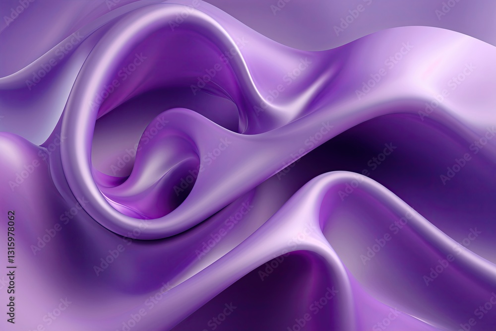 Fototapeta premium Smooth Abstract Design with Elegant Purple Gradient Background