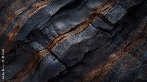 Wallpaper Mural Cliffside rocky texture showcases the beauty of nature.  Torontodigital.ca