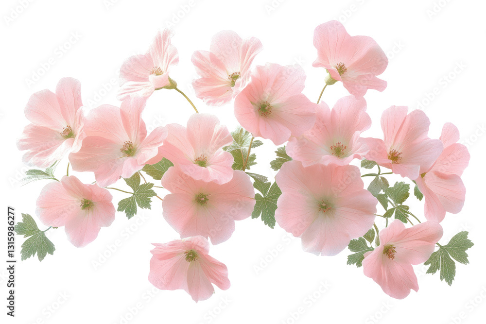 A vibrant display of delicate pink flowers in full bloom, their soft petals capturing the sunlight in a serene garden. The flowers are clustered together, creating a dreamy, soft-focus effect A vibrant display of delicate pink flowers in full bloom, their soft petals capturing the sunlight in a serene garden. The flowers are clustered together, creating a dreamy, soft-focus effect