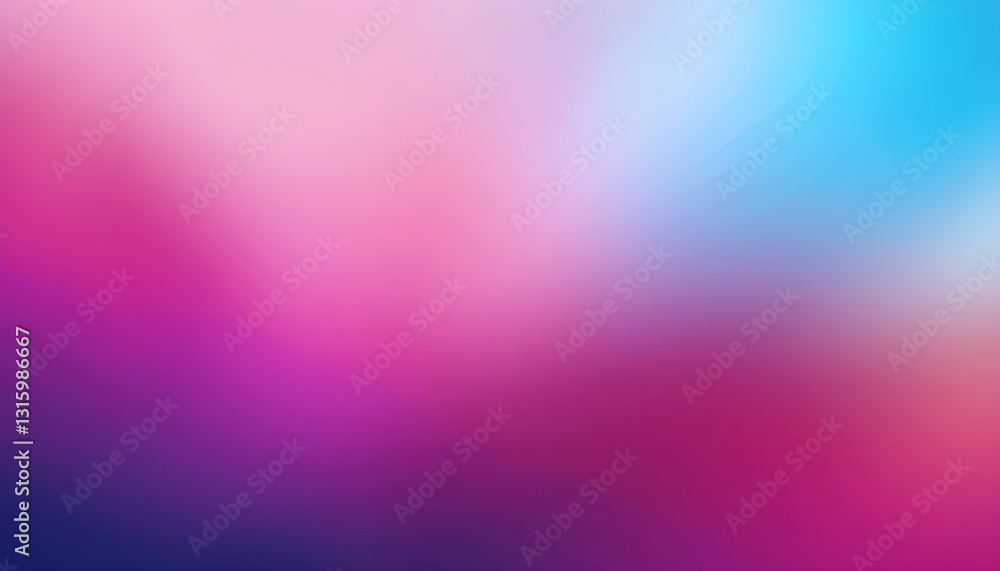 Fototapeta premium Abstract Gradient Background in Vibrant Pinks, Blues, and Purples