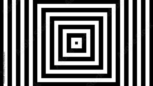 Looping Hypnotic Animation of square