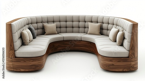 Modern High-Resolution Image of Stylish Modular Furniture for Contemporary Living Spaces