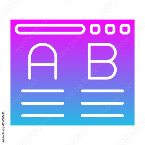 Ab testing Icon