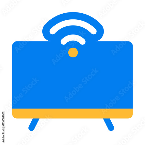 smart tv flat style