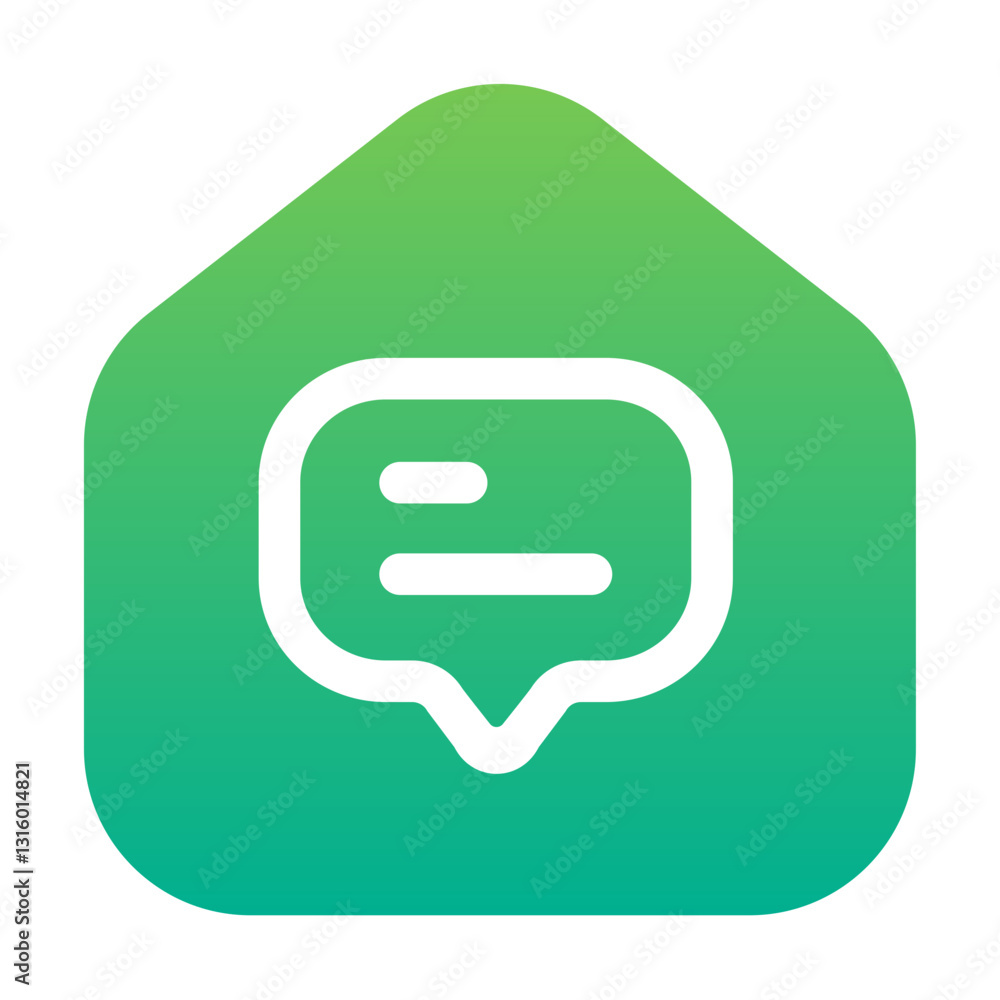 message gradient style