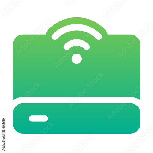 smart tv box gradient style