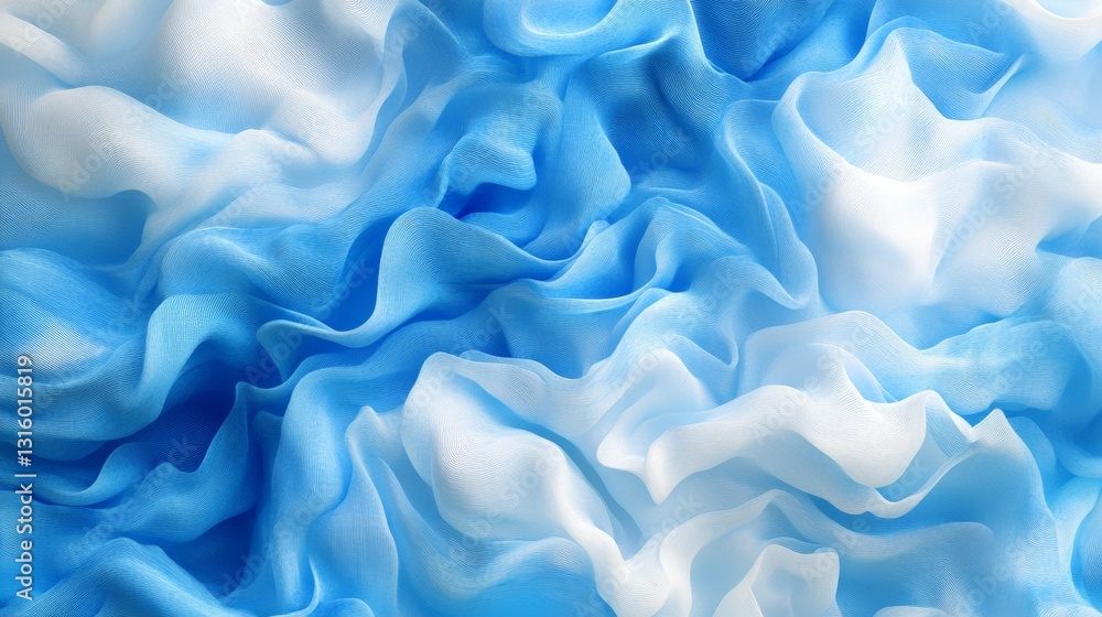 Obraz premium Smooth Blue Gradient Background with Soft Textures