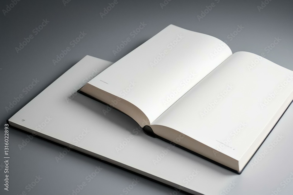 Blank hardcover book mockup. isolated on white background. Flat lay view. It can be used for promo, catalogs, brochures, magazines, etc. Ready for your design, book with white blank cover isolated. Blank hardcover book mockup. isolated on white background. Flat lay view. It can be used for promo, catalogs, brochures, magazines, etc. Ready for your design, book with white blank cover isolated.