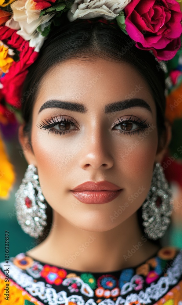 Vibrant Cinco de Mayo Cultural Fusion Luxe Ethnic Portrait with Floral Elegance - Festive Fashion and Heritage Storytelling for Global Creative Professionals Vibrant Cinco de Mayo Cultural Fusion Luxe Ethnic Portrait with Floral Elegance - Festive Fashion and Heritage Storytelling for Global Creative Professionals
