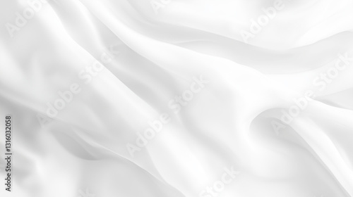 White silk background