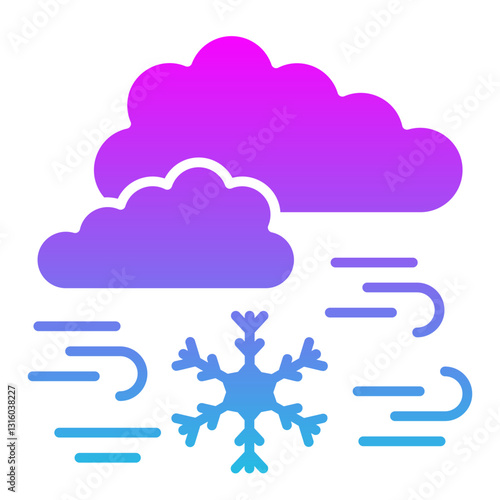 Cold breeze Icon