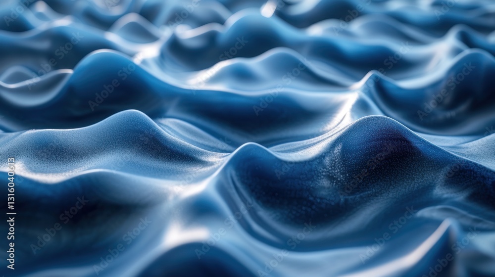 Obraz premium Serene Water Ripples Reflecting Light in a Calm Body of Water