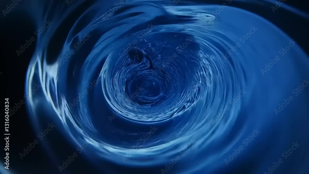 Mesmerizing Vortex: A Deep Blue Abyss Mesmerizing Vortex: A Deep Blue Abyss