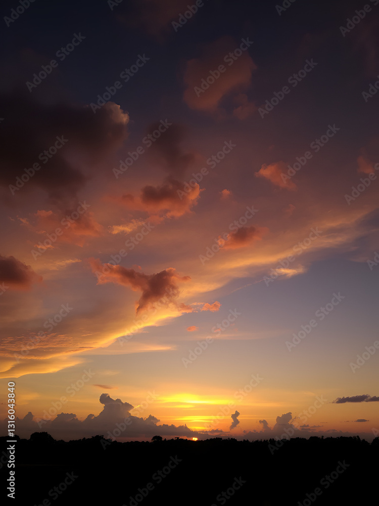 clouds sky sunset colorful clouds sky sunset colorful