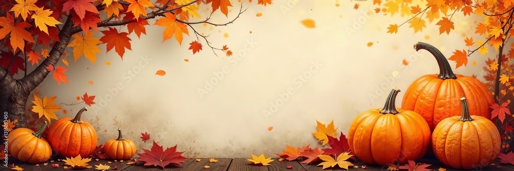 Rustic greeting cards with pumpkins and fall foliage, pumpkins, thanksgiving, rustic Rustic greeting cards with pumpkins and fall foliage, pumpkins, thanksgiving, rustic