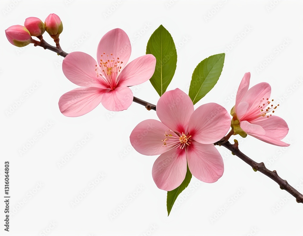 Obraz premium Pink Blossoms Branch