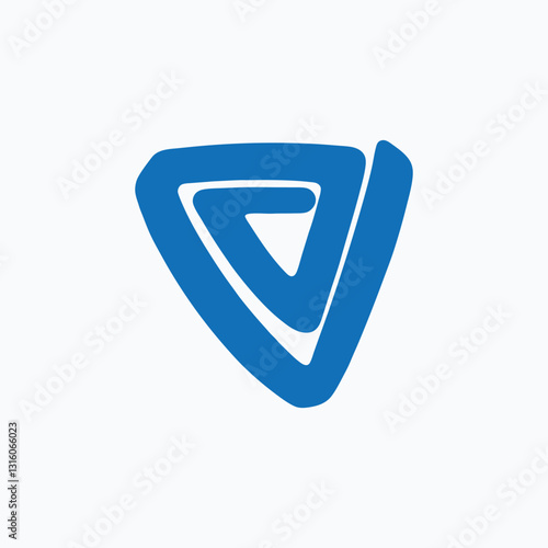Free Download V letter minimal logo design - GFXLoad