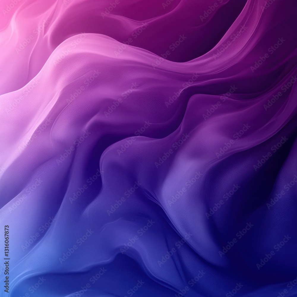 Obraz premium Abstract flowing gradient background with smooth curves and vibrant colors creating a modern artistic design and dynamic visual effect