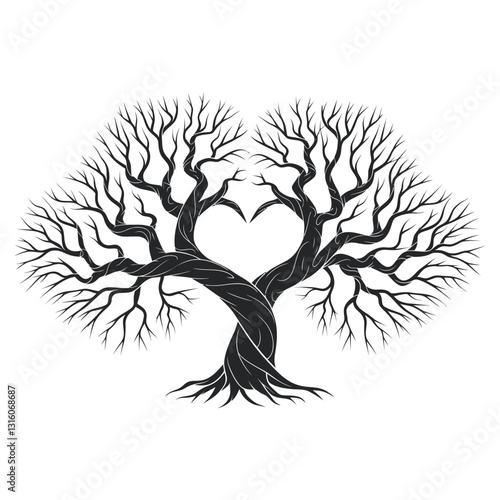  Heart-Shaped Tree of Life - Symbol of Love, Growth, and Connection