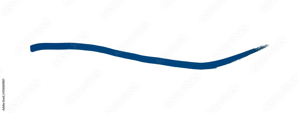 Draw a blue pencil line separated on a transparent background. Draw a blue pencil line separated on a transparent background.