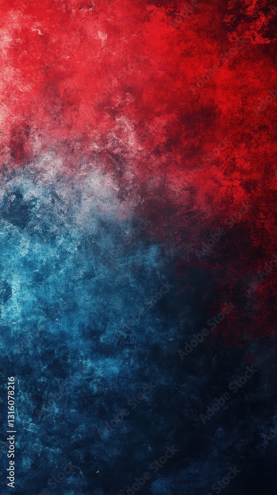 Obraz premium Abstract Blue and Red Gradient Background for Branding