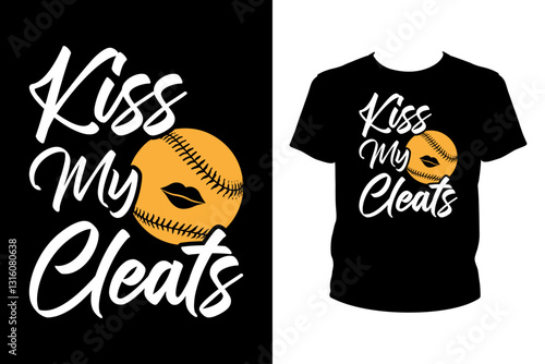 Kiss my cleats - Art files for Cricut and Silhouette. You can edit them with Adobe Illustrator.