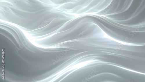 abstract background with white waves