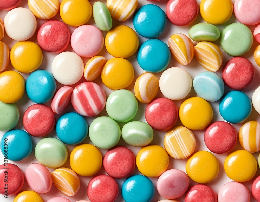 Colorful Candy Buttons Background Colorful Candy Buttons Background