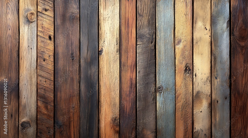 Rustic multicolored wood plank wall texture (1) Rustic multicolored wood plank wall texture (1)