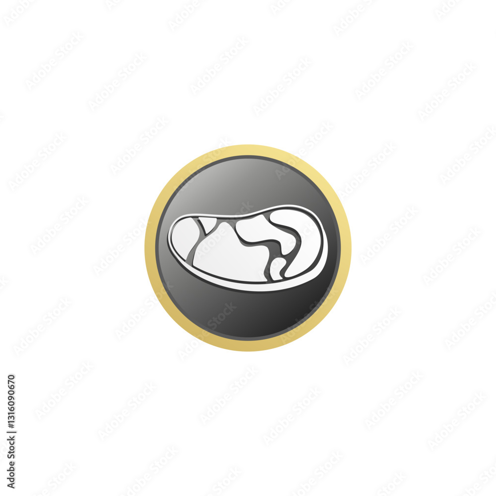 Wagyu Beef icon or sign vector isolated EPS. Hanwoo Beef And Korean Beef Logo for product packaging design element. Wagyu Beef icon or sign vector isolated EPS. Hanwoo Beef And Korean Beef Logo for product packaging design element.
