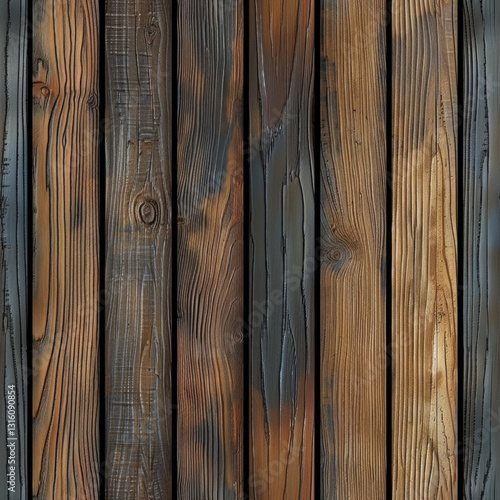 Ultra-Photorealistic Seamless Wood Slat Panel Texture - 100% Tileable