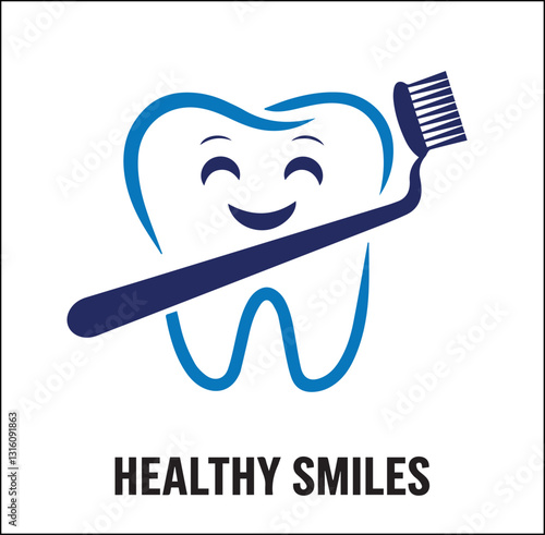 tooth brush logo vector for business