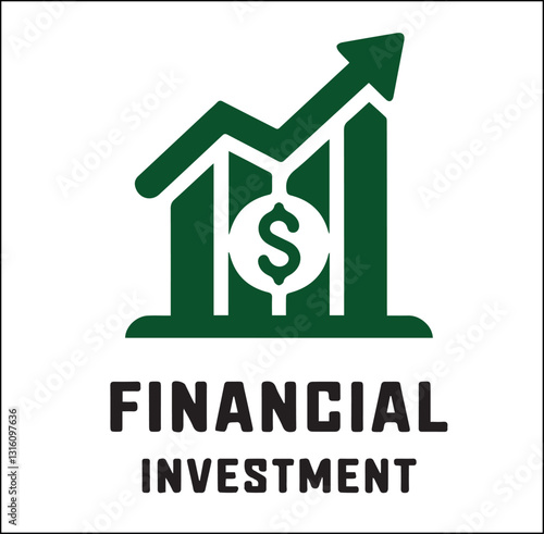 house and dollar financial investment logo vector