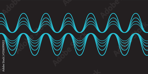 Printabstract green background with lines