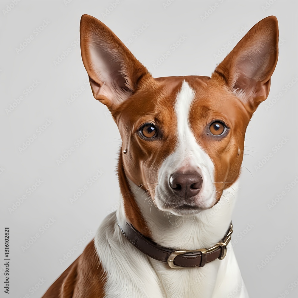 Portrait of an Adorable Basenji Dog Portrait of an Adorable Basenji Dog
