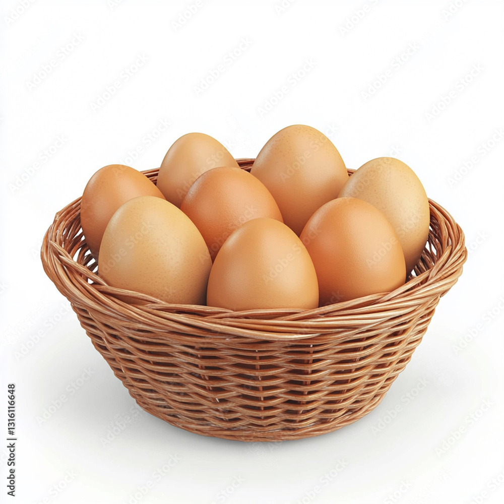 a basket of eggs a basket of eggs