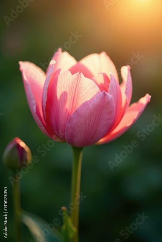 Soft petals unfolding gently in morning light, flower, morning, gentle