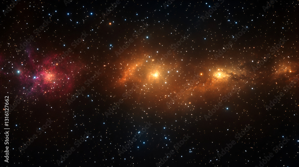 The universe is full of stars scattered across the sky The universe is full of stars scattered across the sky