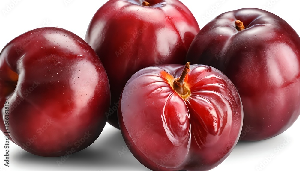 Obraz premium Fresh Red Plums