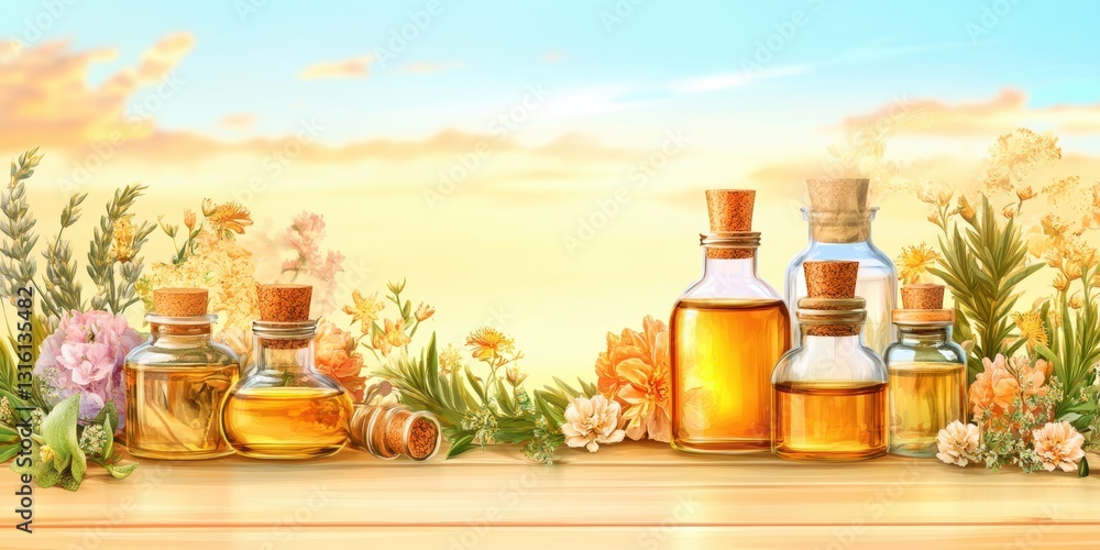 Essential oil banner Essential oil banner