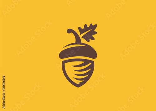 Acorn Logo – A sleek acorn design, representing growth, potential, and nature.