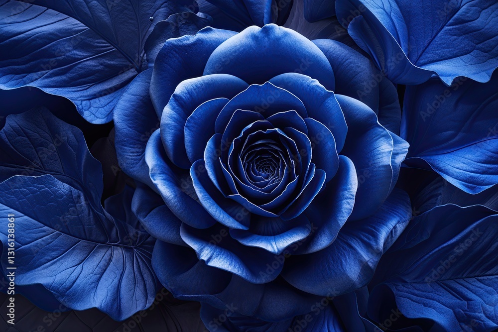 Vibrant Smooth Indigo Gradient Texture with Rich Detail Vibrant Smooth Indigo Gradient Texture with Rich Detail